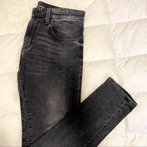 Mavi Distressed Black Mens Jeans